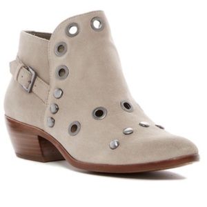 Sam Edelman Pedra Split strap rivets Shaft suede Ankle Boots size 8